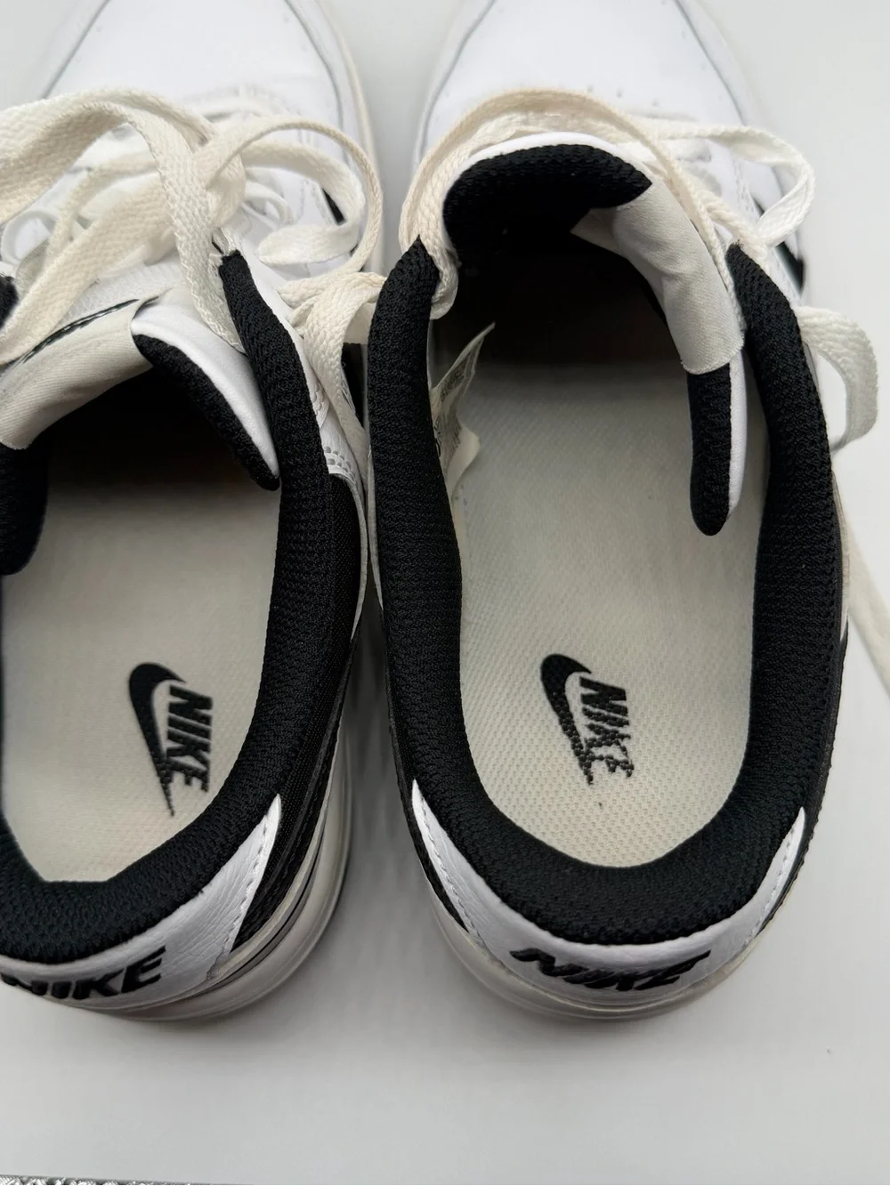 Nike Black and White Low-Top Sneakers